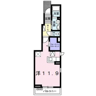 和歌山県和歌山市市小路【アパート】の間取り