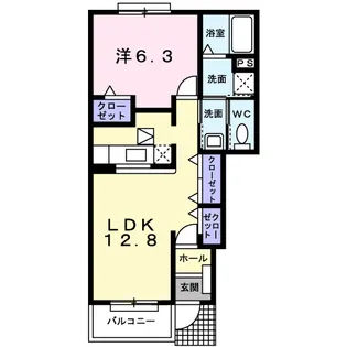 ベル・グランツⅠ【1階】の間取り