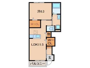 和歌山県和歌山市松島【アパート】の間取り