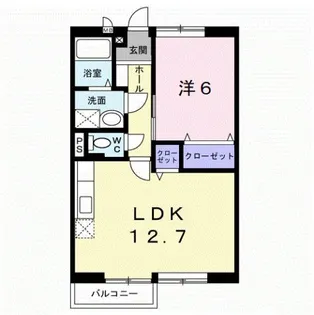 メゾン・エトワールⅠ【2階】の間取り