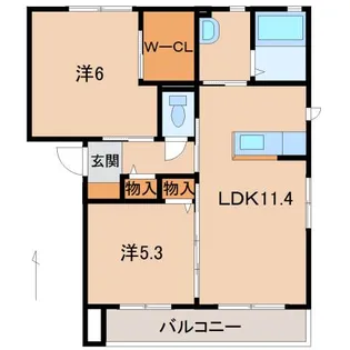 シャーメゾン太田【2階】の間取り