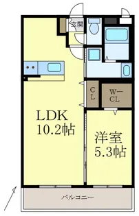 ユーミー三葛【1階】の間取り
