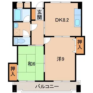グレイスピア吹上【6階】の間取り