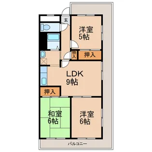 ハイツ太田(岡公園BL)【2階】の間取り