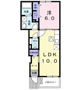 和歌山県和歌山市松江中3丁目【アパート】の間取り