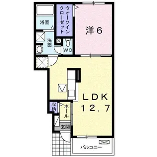 和歌山県有田市箕島【アパート】の間取り
