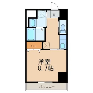 和歌山県和歌山市田中町3丁目【マンション】の間取り