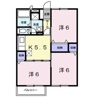 メゾン・エトワールⅡ【2階】の間取り