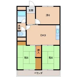 グランメール黒田【2階】の間取り