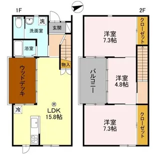 NAPICA B棟の間取り