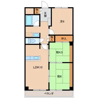 東新ビル【4階】の間取り