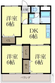 新中島エクセランス【5階】の間取り