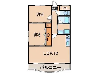 ヴィラ・サンセールⅡ【1階】の間取り