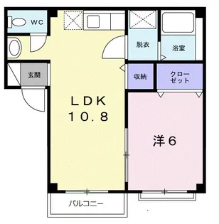 ヴェルドール大樹Ⅰ【2階】の間取り