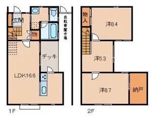 クレアンジュソーラスの間取り