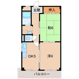 マンションKEIHO【2階】の間取り