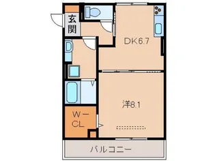 ノーブル希【3階】の間取り