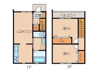 パインフィールド根来の間取り