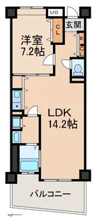パシフィックビスタⅠ【6階】の間取り