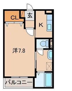 ビリーブ【2階】の間取り