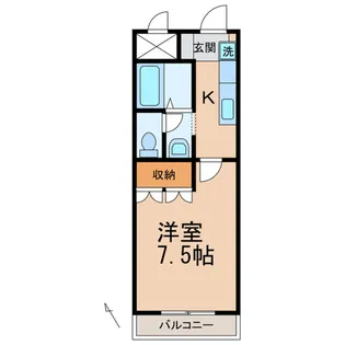 フォルティア【1階】の間取り