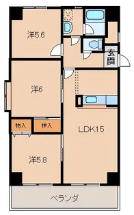 和泉ガーデンパレス【1階】の間取り