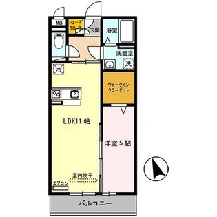 エトワール【3階】の間取り