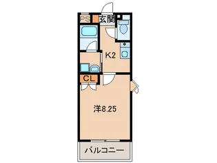 ル・マンA4番館【1階】の間取り