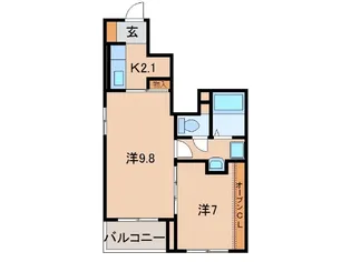 GRAND HILLS【1階】の間取り