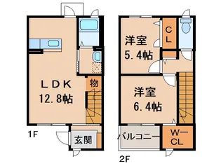 シャーメゾン松江の間取り