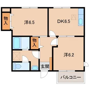 YKハドソンⅢ【1階】の間取り