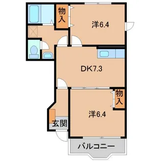 エクセルしらさぎ台ヒルズ【1階】の間取り