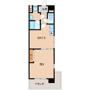 アズウェル【2階】の間取り