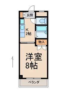 グリーンフル和光【3階】の間取り