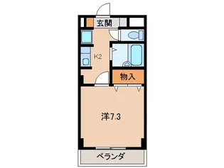 グリーンフルごう【2階】の間取り