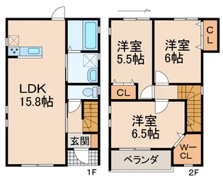 シアラ田尻の間取り