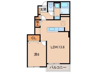 サーム・ヴェリテ【1階】の間取り