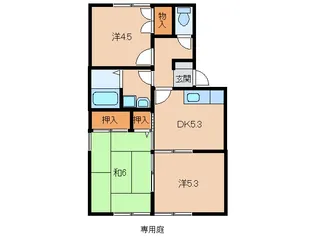 ソレジオ・ウエダ【1階】の間取り