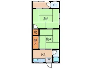 三佳マンション【1階】の間取り