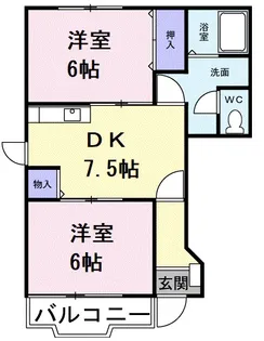 ピークガーデン【1階】の間取り