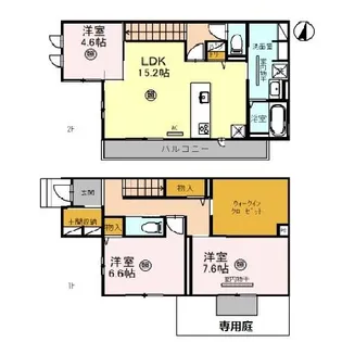 マーコット荘の間取り