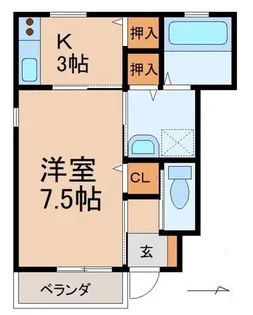 クラウンハイツ太田【1階】の間取り