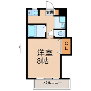 ル・ロアヴェールOGAWA【2階】の間取り