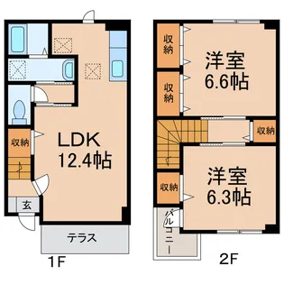 サンリットⅡの間取り