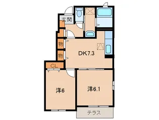風琳舎【1階】の間取り