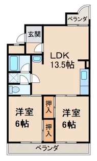 アーバンライフ有本【3階】の間取り