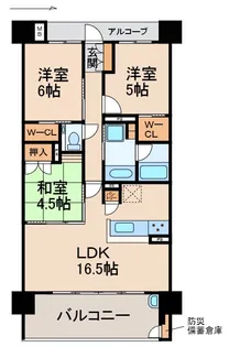 シャルマンフジ和歌山市駅レジタージュ【12階】の間取り