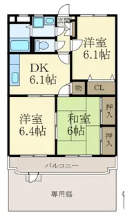 メゾンローリエ【2階】の間取り