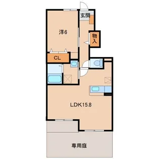 メリー・プラッツⅠ【1階】の間取り