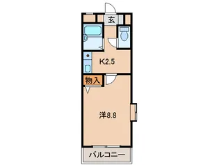 A&Sコーポ【1階】の間取り